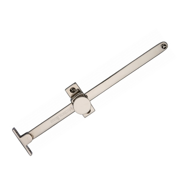 V991 10-PNF • 254mm • Polished Nickel • Heritage Brass Slide Pattern Casement Stay